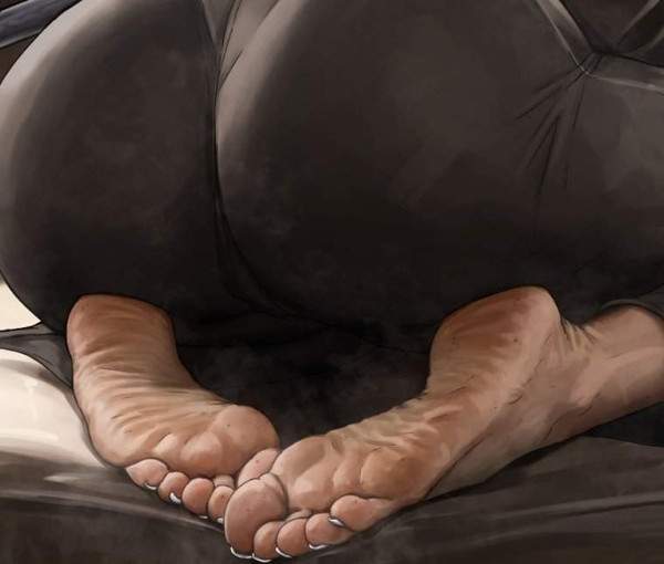 【裸足編】足裏が汚い女子達の二次エロ画像【11枚目】