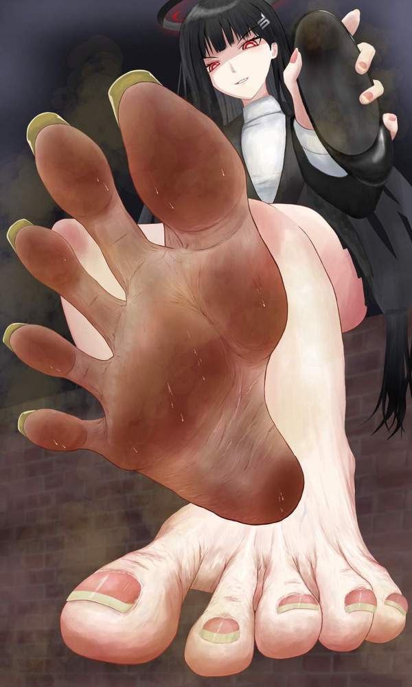 【裸足編】足裏が汚い女子達の二次エロ画像【33枚目】