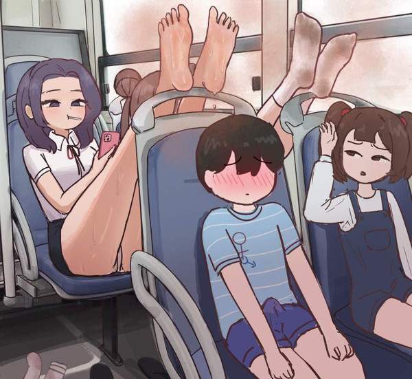 【裸足編】足裏が汚い女子達の二次エロ画像【40枚目】