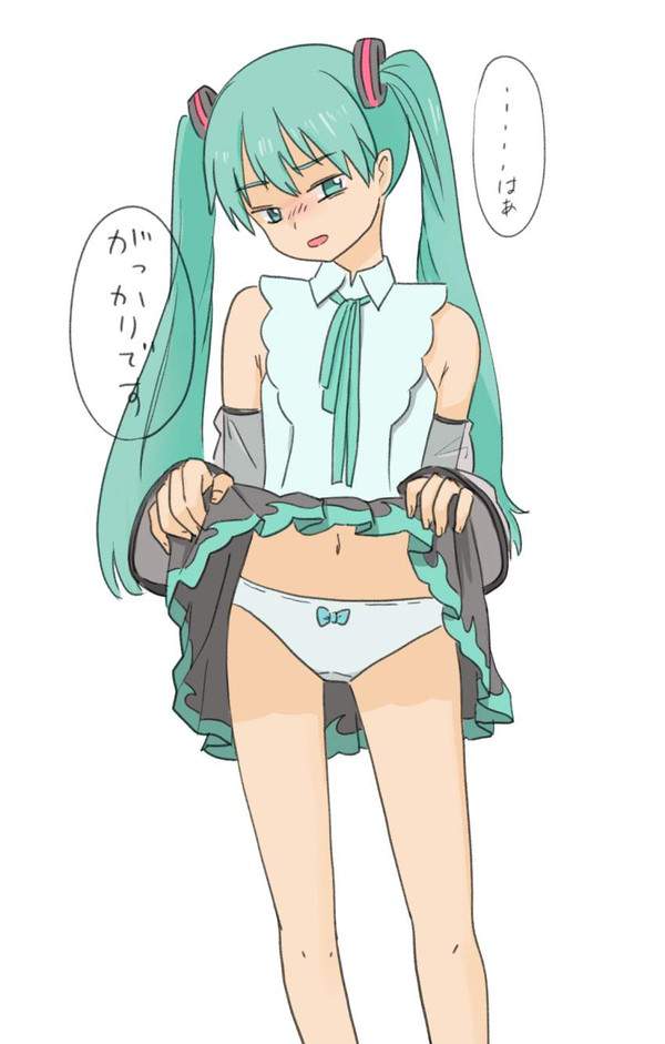 【色の日】スカートたくし上げてパンティー見せて貰う二次エロ画像【19枚目】