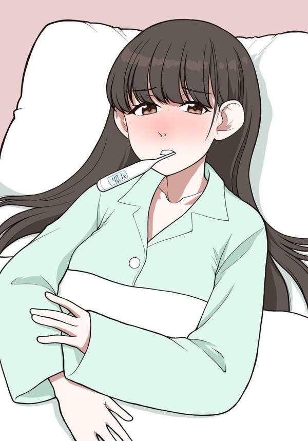 【風邪の日】高熱に苦しむ女子達のエロ画像【18枚目】