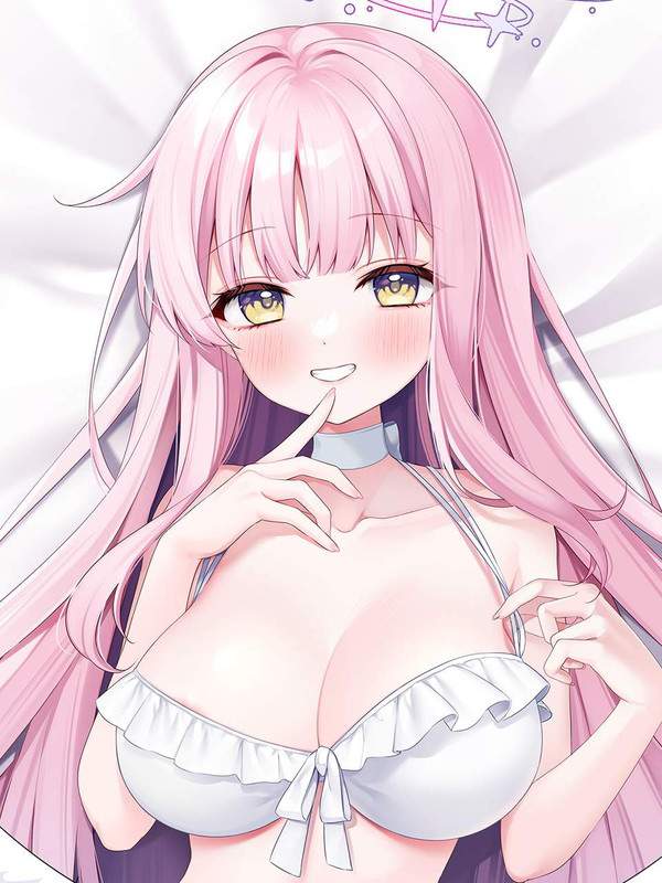 【下着っぽく見えてエロい】白ビキニ水着の二次エロ画像【31枚目】