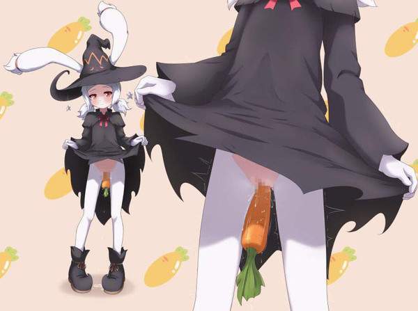 【いいにんじんの日】マンコやアナルに人参挿入てる女子達の二次エロ画像【33枚目】