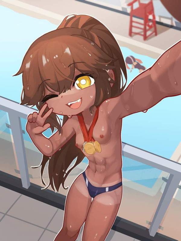 【ピース記念日】ピースしながらエロ自撮りする女子の二次エロ画像【27枚目】