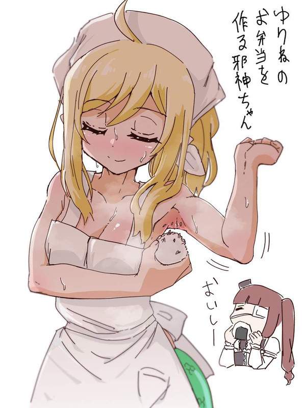 【おむすびの日】腋でおにぎり握る女子達の二次エロ画像【34枚目】