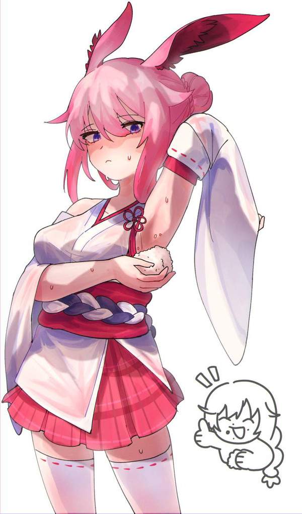 【おむすびの日】腋でおにぎり握る女子達の二次エロ画像【38枚目】