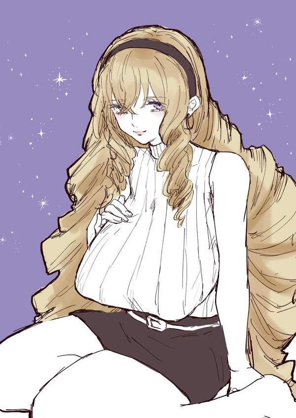 【着衣巨乳の魅力】セーター越しに見る大きなおっぱいの二次エロ画像【10枚目】