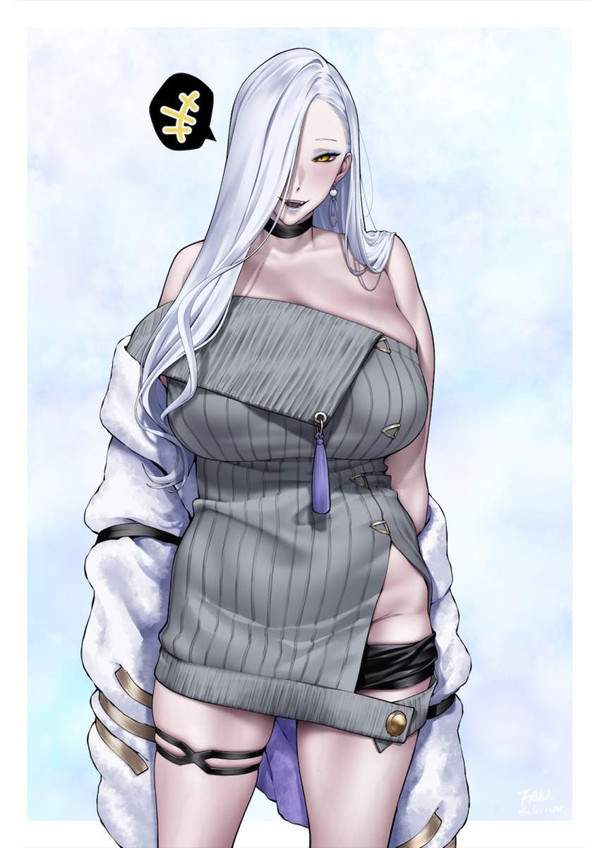 【着衣巨乳の魅力】セーター越しに見る大きなおっぱいの二次エロ画像【14枚目】