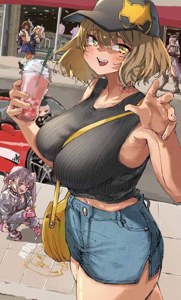 【夏の楽しみ】パイスラ巨乳女子の二次エロ画像【31枚目】