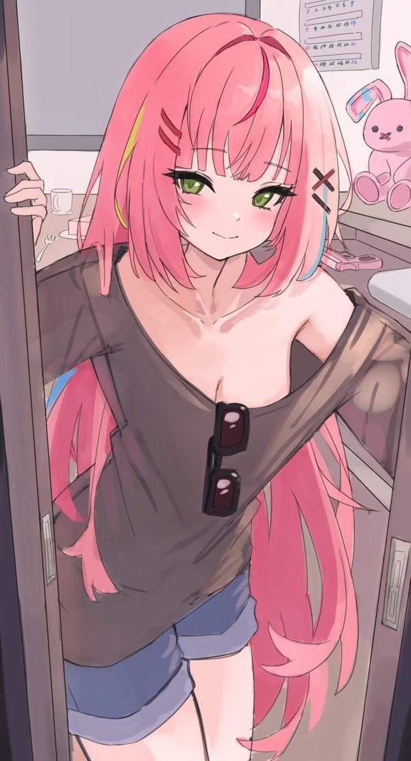 【引き立つ巨乳】オフショルダーと谷間の二次エロ画像【8枚目】