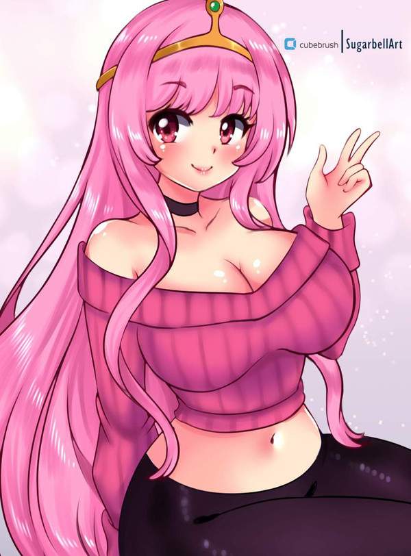 【引き立つ巨乳】オフショルダーと谷間の二次エロ画像【10枚目】