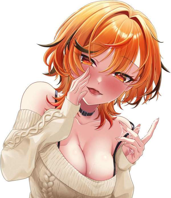 【引き立つ巨乳】オフショルダーと谷間の二次エロ画像【36枚目】