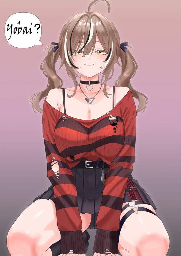 【引き立つ巨乳】オフショルダーと谷間の二次エロ画像【37枚目】