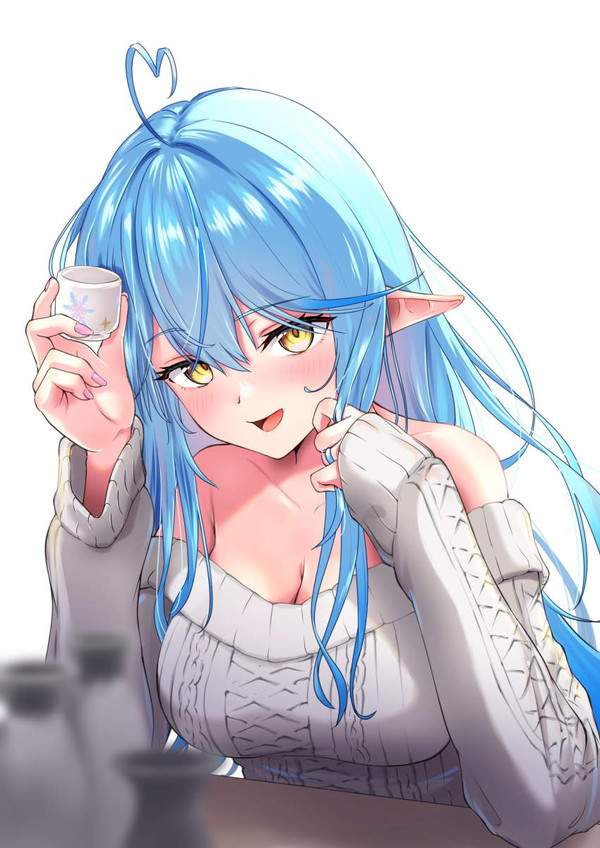 【引き立つ巨乳】オフショルダーと谷間の二次エロ画像【38枚目】