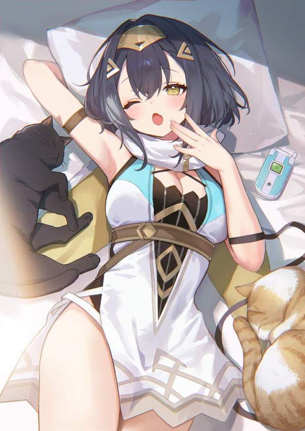 【携帯アプリの日】ガラケー持ってる女子達の二次エロ画像【6枚目】