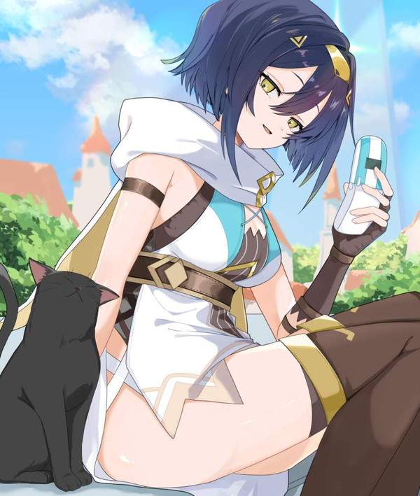 【携帯アプリの日】ガラケー持ってる女子達の二次エロ画像【33枚目】