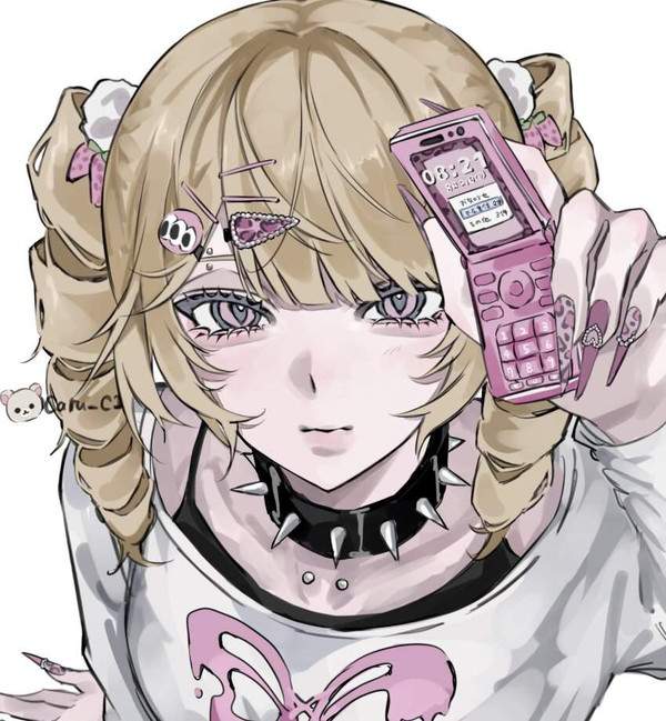 【携帯アプリの日】ガラケー持ってる女子達の二次エロ画像【35枚目】