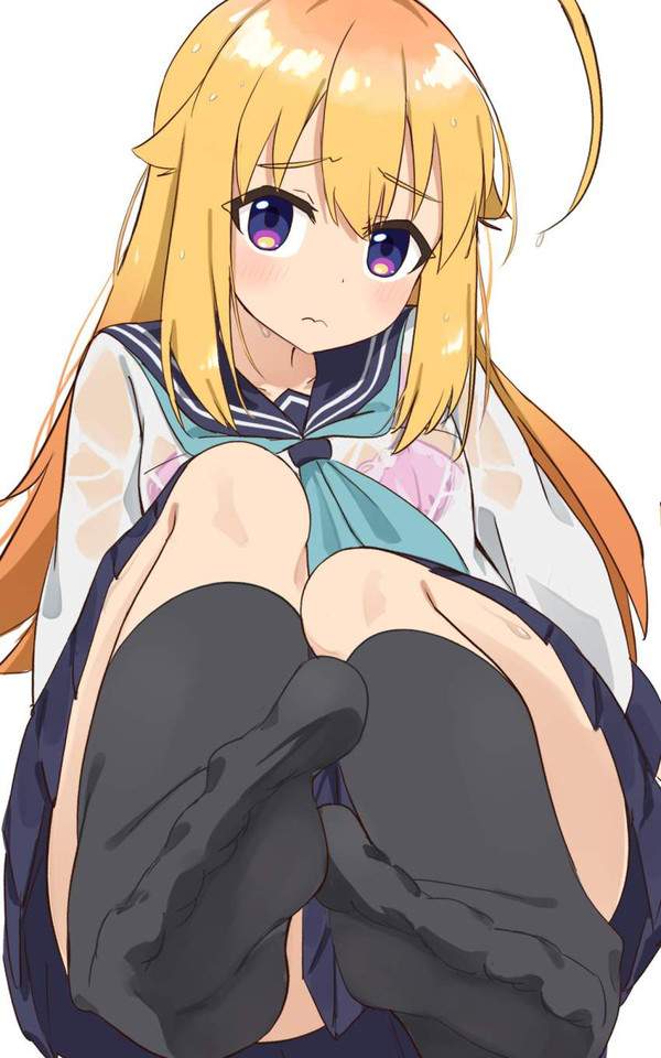 【しっとり】女子の臭そうな靴下の二次エロ画像【15枚目】