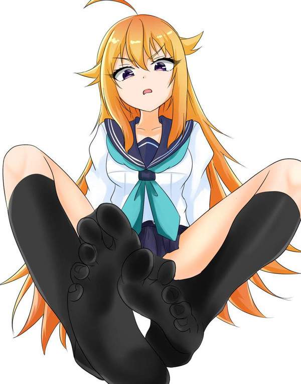 【しっとり】女子の臭そうな靴下の二次エロ画像【26枚目】