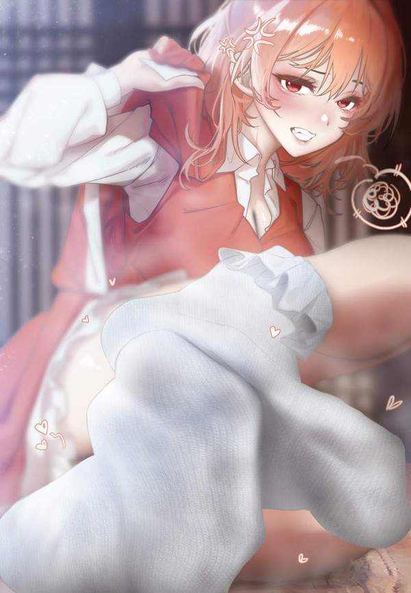 【しっとり】女子の臭そうな靴下の二次エロ画像【34枚目】