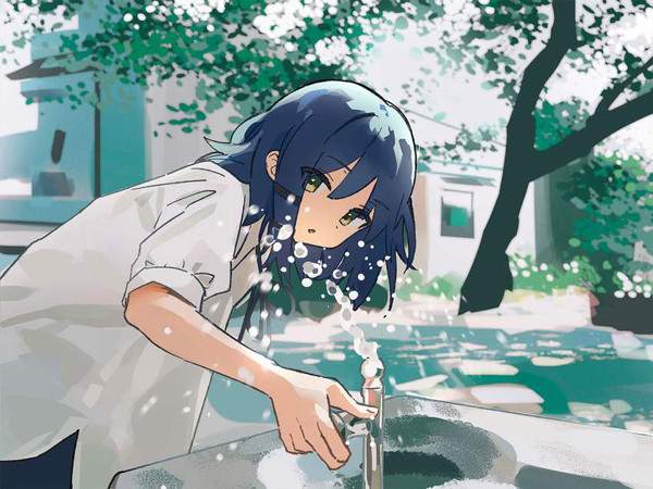 【それはビデじゃない】公園の水飲み場と女子の二次エロ画像【23枚目】