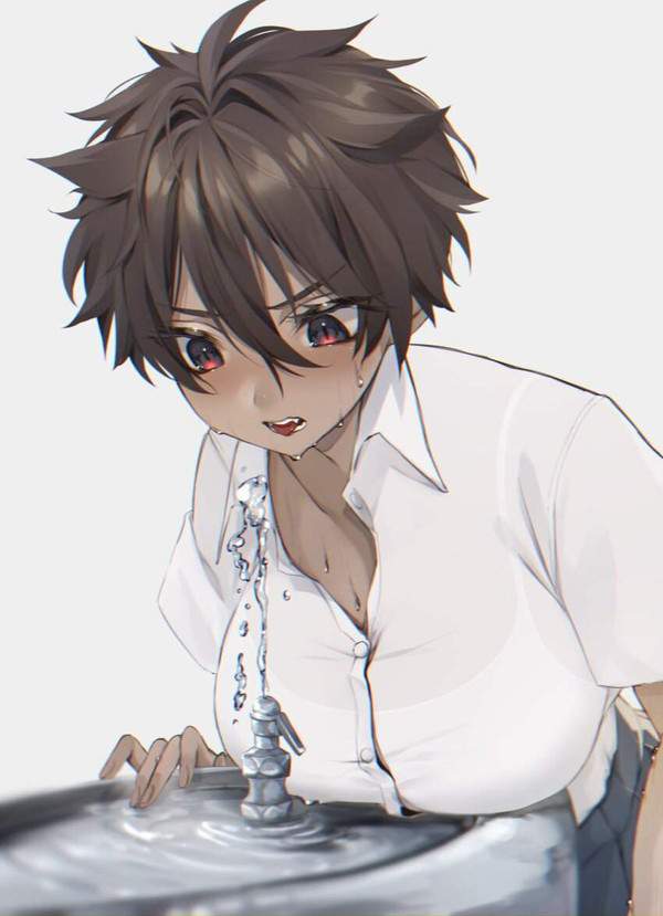 【それはビデじゃない】公園の水飲み場と女子の二次エロ画像【35枚目】