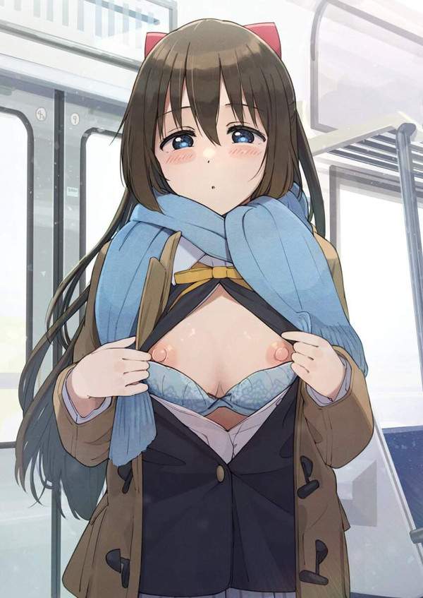 【超高校級の異常性癖】野外露出してるＪＫ達の二次エロ画像【24枚目】