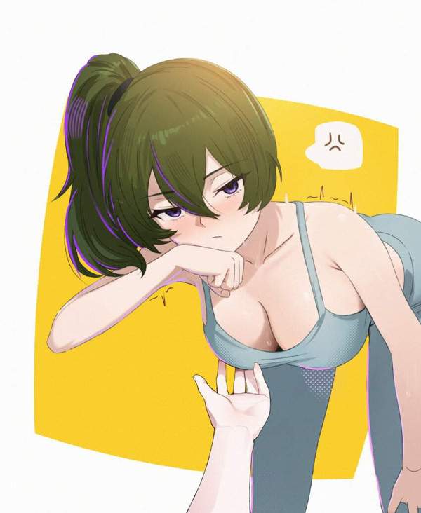 【嫌なの？】ジト目でおっぱい揉まれてる女子達の二次エロ画像【6枚目】