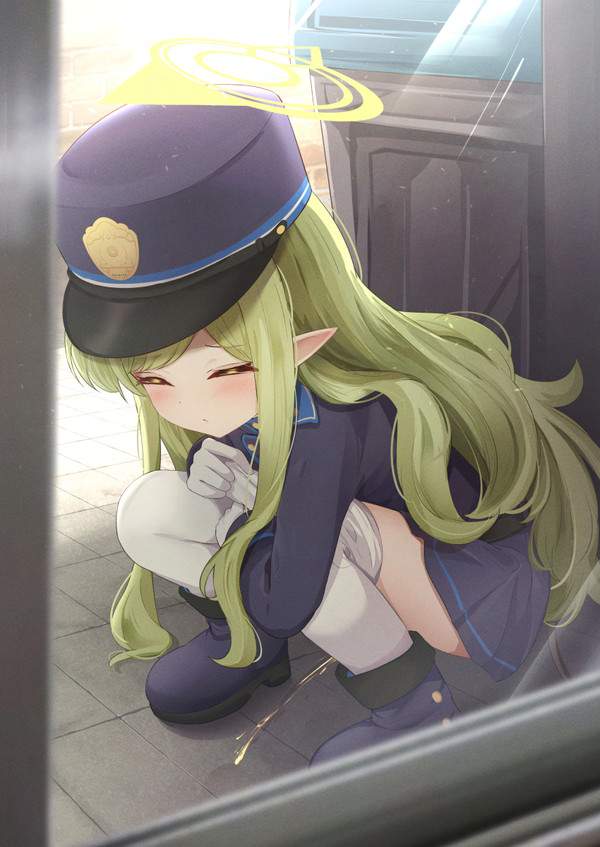 【尿コレ】ブルーアーカイブのキャラがトイレでオシッコしてるエロ画像【第26弾】【11枚目】