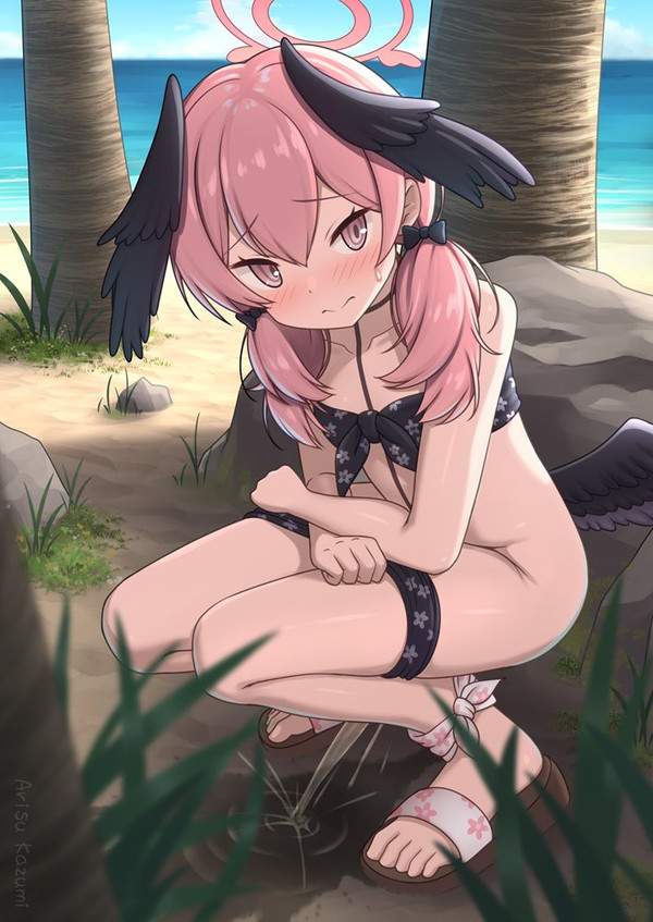 【尿コレ】ブルーアーカイブのキャラがトイレでオシッコしてるエロ画像【第26弾】【15枚目】