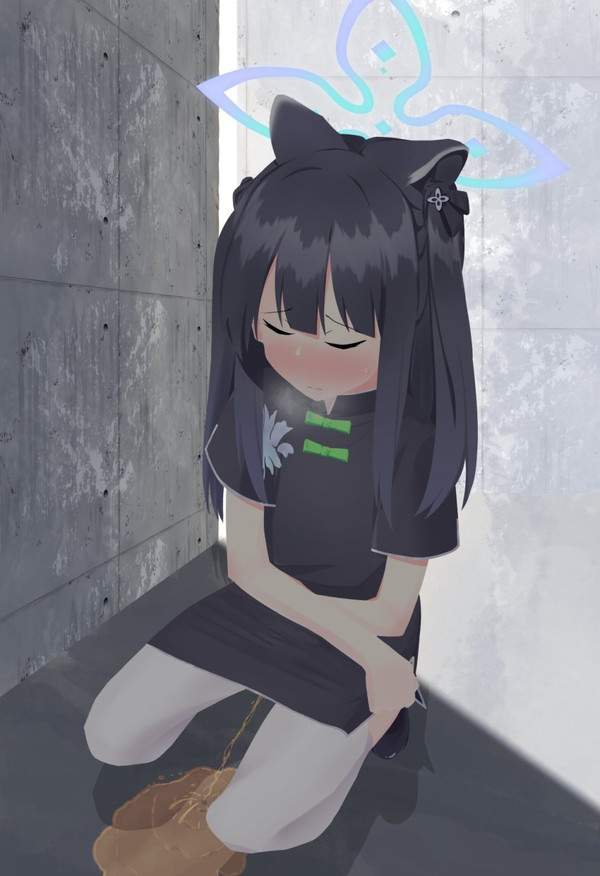 【尿コレ】ブルーアーカイブのキャラがトイレでオシッコしてるエロ画像【第26弾】【25枚目】