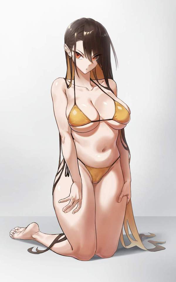 【干しといて欲しい】黄色いビキニの二次エロ画像【34枚目】