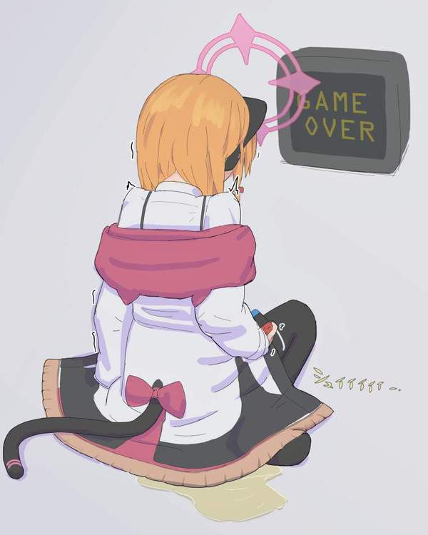 【尿コレ】ブルーアーカイブのキャラがオシッコお漏らししてるエロ画像【第27弾】【5枚目】