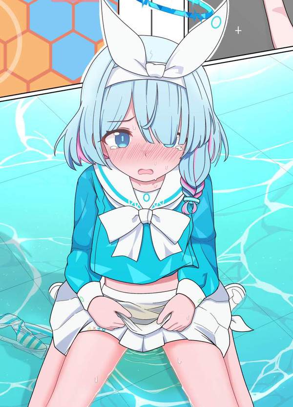 【尿コレ】ブルーアーカイブのキャラがオシッコお漏らししてるエロ画像【第27弾】【26枚目】