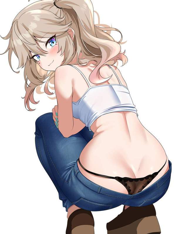 【従わないほうがおかしいだろ！】半ケツ女子の二次エロ画像【33枚目】