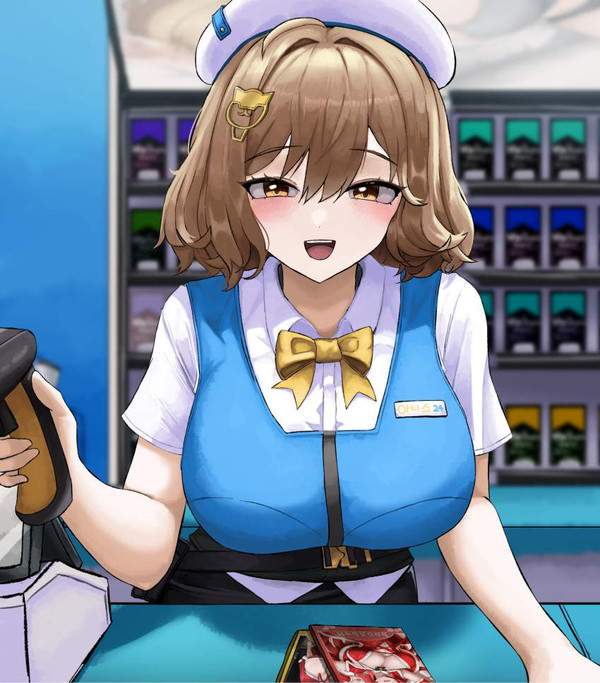 【おチンポあたためますか?】コンビニ店員の二次エロ画像 【9枚目】