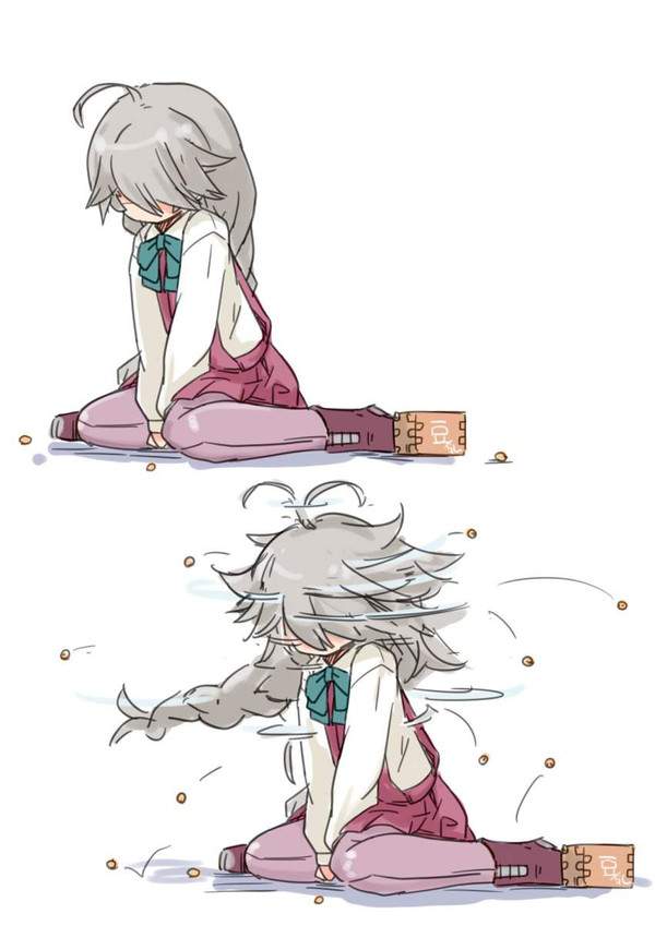 【節分】豆ぶつけられてる女子達の二次エロ画像 【21枚目】