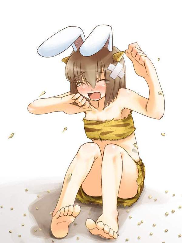 【節分】豆ぶつけられてる女子達の二次エロ画像 【34枚目】