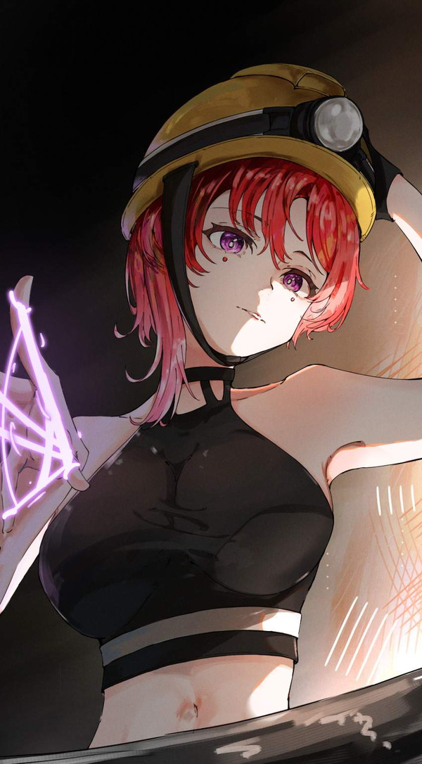 【汗舐めたい】安全ヘルメット姿なドカタ女子の二次エロ画像 【29枚目】