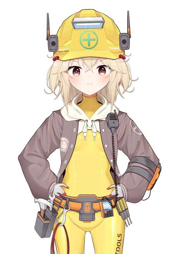 【汗舐めたい】安全ヘルメット姿なドカタ女子の二次エロ画像 【36枚目】