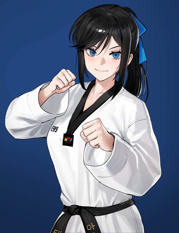 【ジム教授】黒帯女子の二次エロ画像 【4枚目】