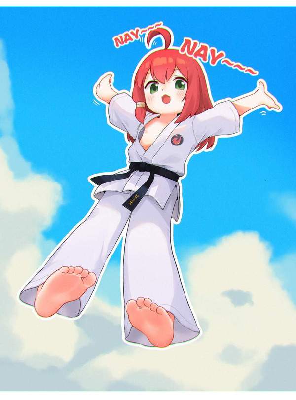 【ジム教授】黒帯女子の二次エロ画像 【5枚目】