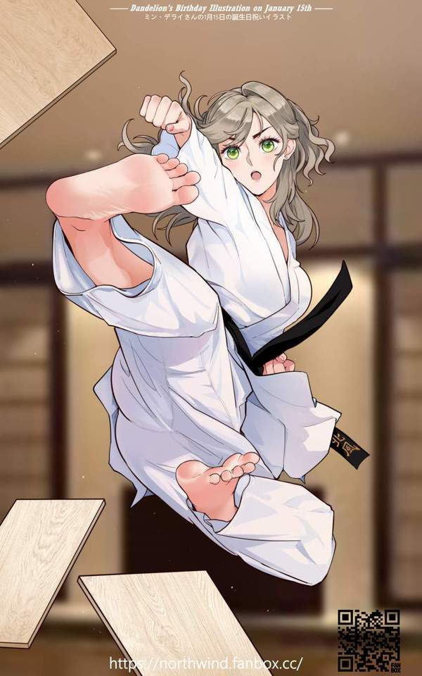 【ジム教授】黒帯女子の二次エロ画像 【20枚目】