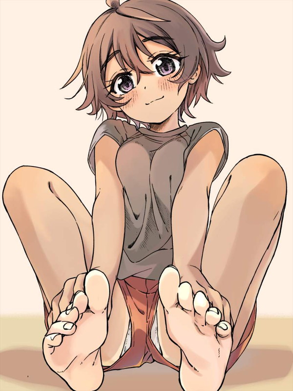 【庄野アナは関係ない】ショーパンの隙間からパンツ見えてる女子達の二次エロ画像 【38枚目】