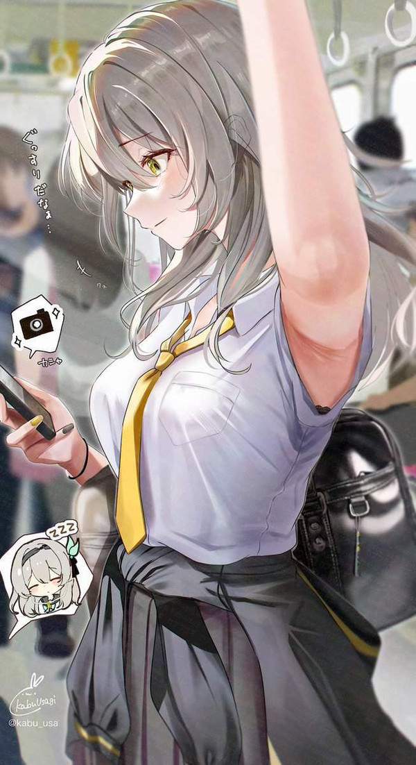 【夏が待ち遠しい】夏服ＪＫワキを愛でる二次エロ画像 【4枚目】