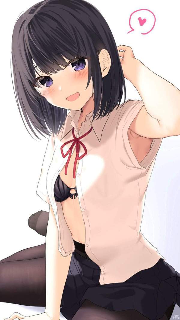 【夏が待ち遠しい】夏服ＪＫワキを愛でる二次エロ画像 【15枚目】