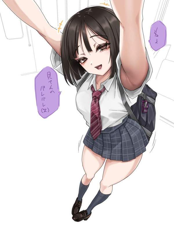 【夏が待ち遠しい】夏服ＪＫワキを愛でる二次エロ画像 【19枚目】