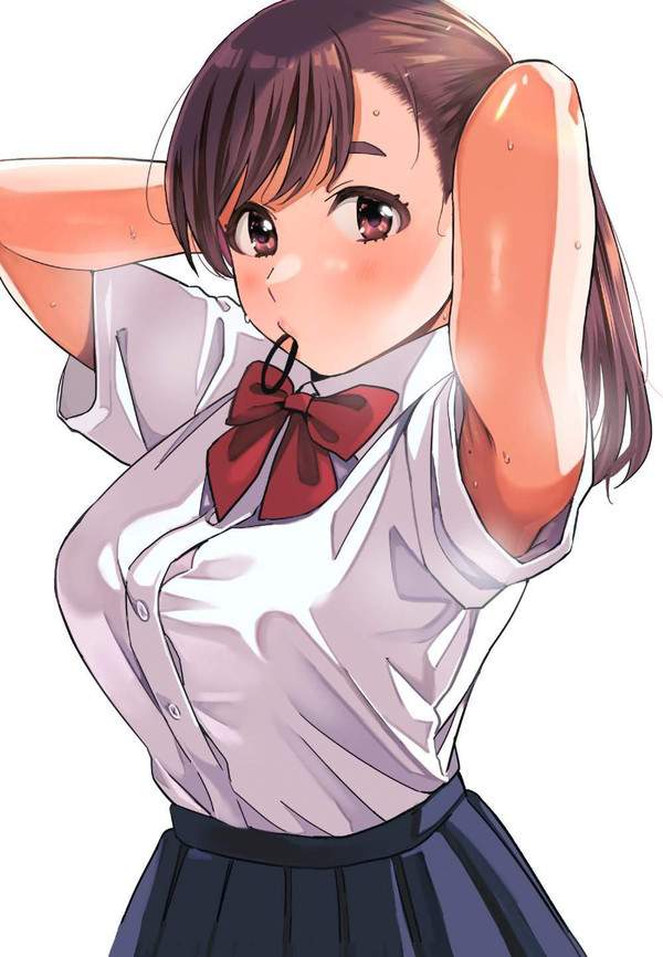 【夏が待ち遠しい】夏服ＪＫワキを愛でる二次エロ画像 【32枚目】