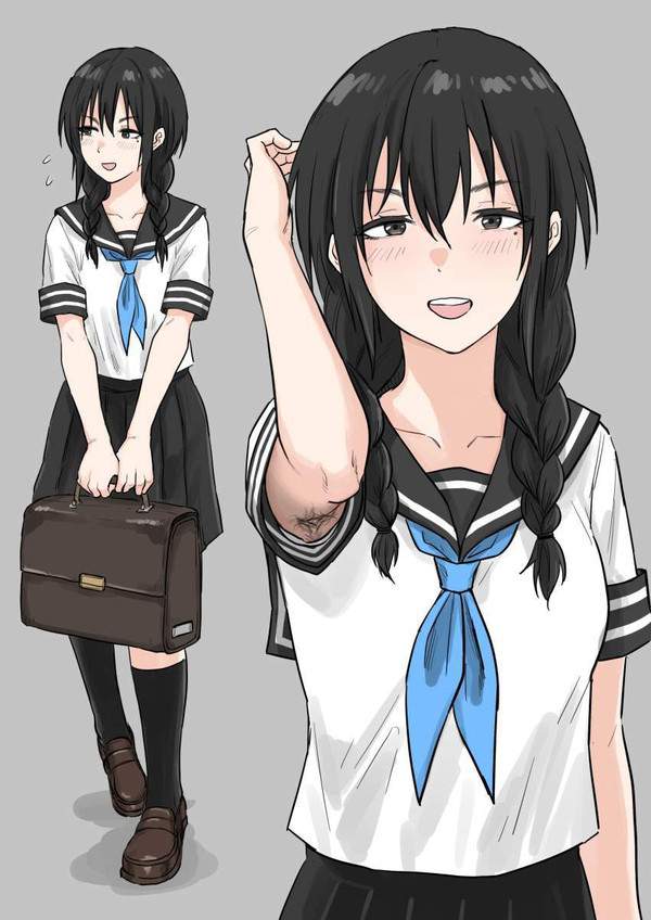 【夏が待ち遠しい】夏服ＪＫワキを愛でる二次エロ画像 【38枚目】