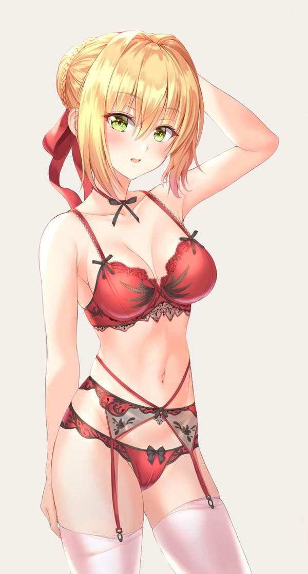 【春一番名付けの日】赤いパンツの女子が片腕を上げてる二次エロ画像【29枚目】